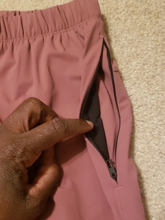 Fabletics Men's The One Dusty Rose Lineless Shorts - Picture 8 of 14